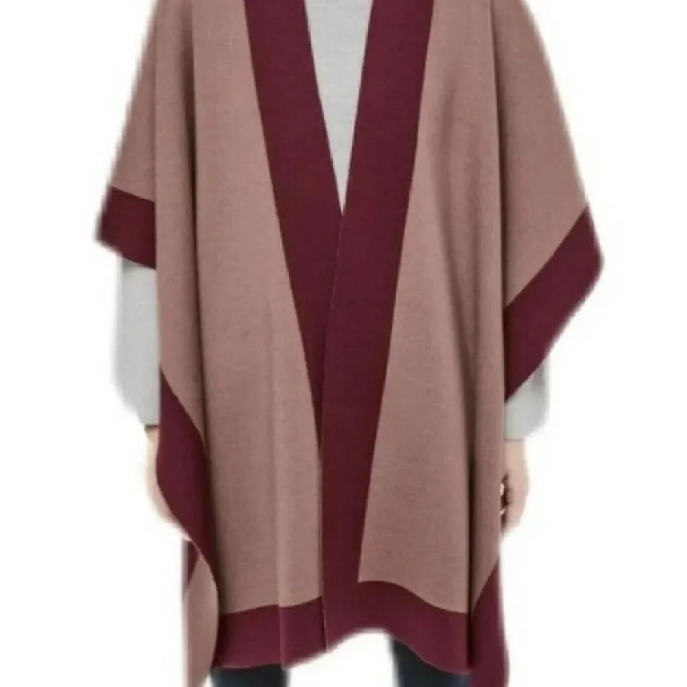 Lululemon Bundle Up Wrap shawl Merino wool in Spanish Oak Savanna